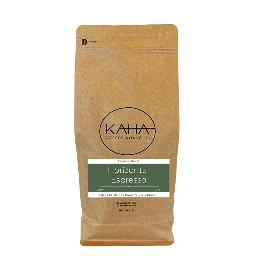 Horizontal Medium Roast Espresso 2 lb Bag