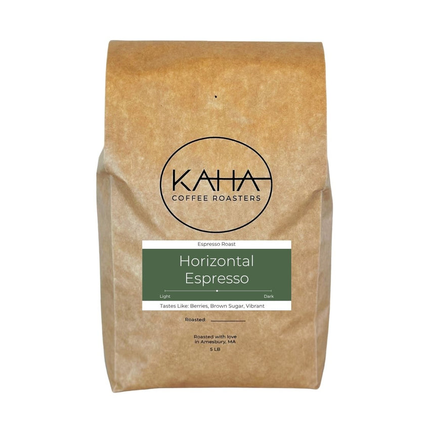 Horizontal Medium Roast Espresso 5 lb Bag
