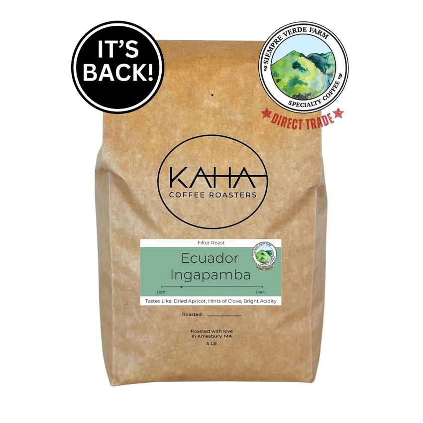 Ecuador Ingapamba Light Roast Direct Trade 5 lb bag