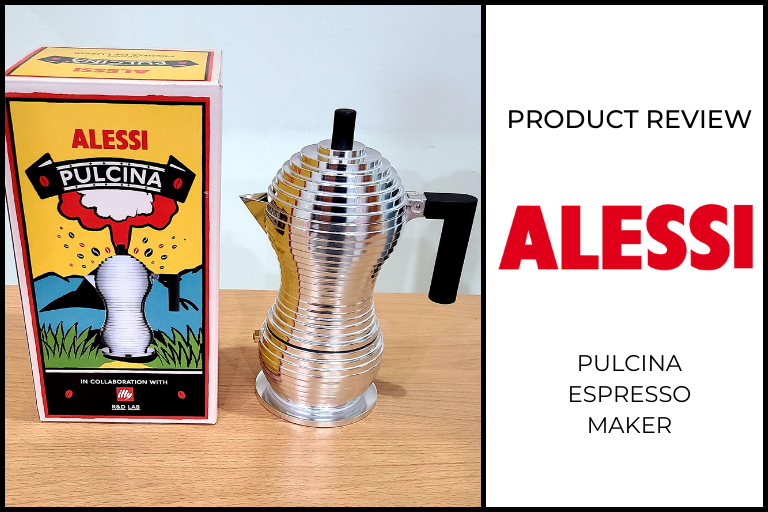 Alessi Pulcina 6 Cup Induction Stovetop Espresso Coffee Maker - Red