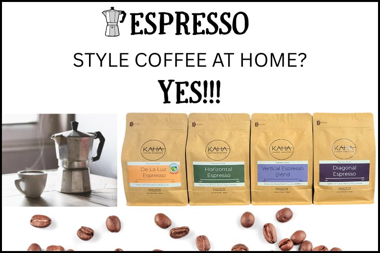 Espresso-Style Coffee at Home? Yes!!!
