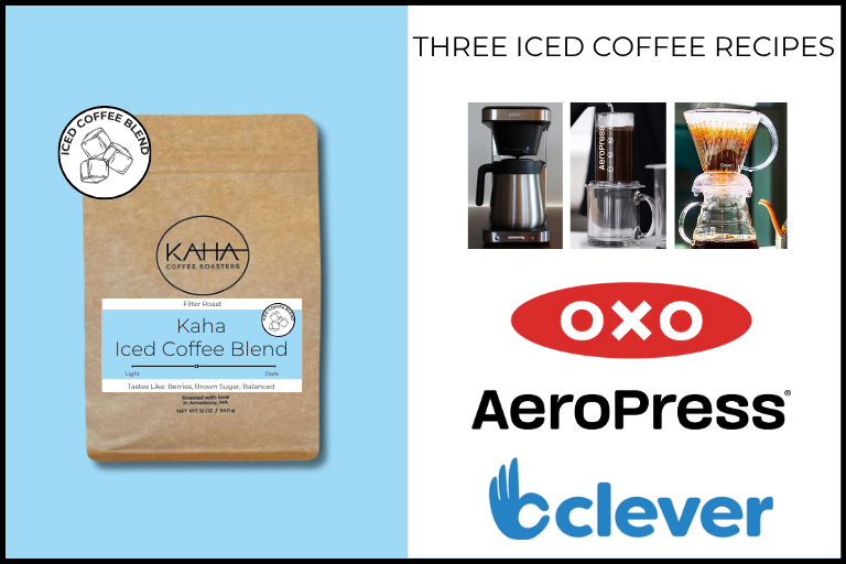 THREE ICED COFFEE RECIPES