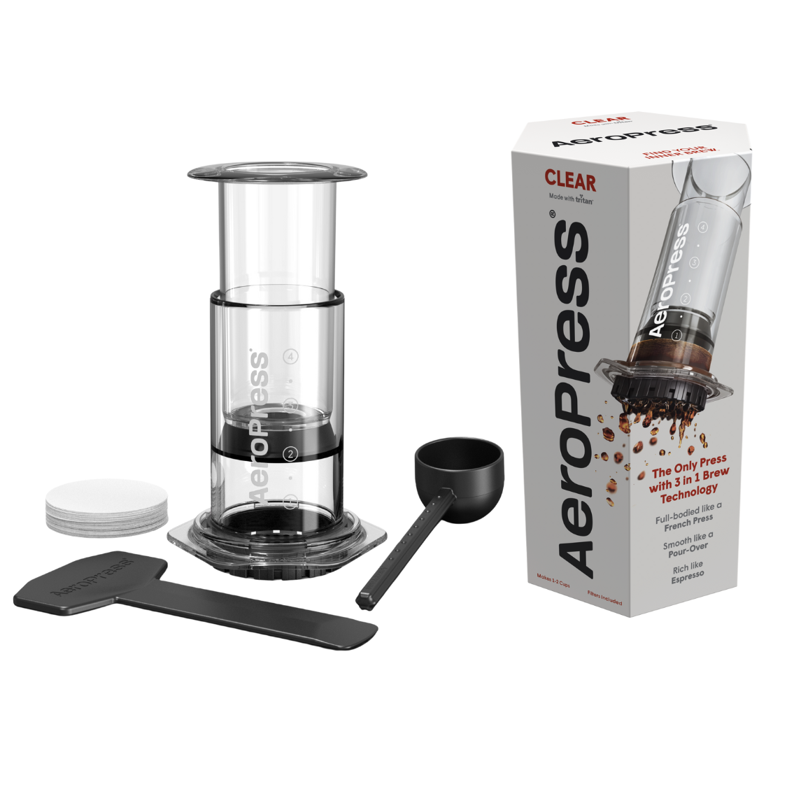 Aeropress Clear Coffee Maker – KAHA Coffee Roasters